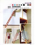 側裝式各種梯身換制伸縮樓梯